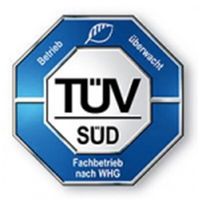 Das Logo des TÜV Süd.
